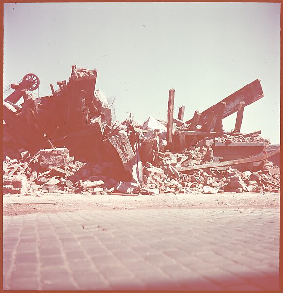 [101 Views and Details of Demolition Sites, New York City, for Fortune Article "The Wreckers"], Walker Evans (American, St. Louis, Missouri 1903–1975 New Haven, Connecticut), Color film transparency