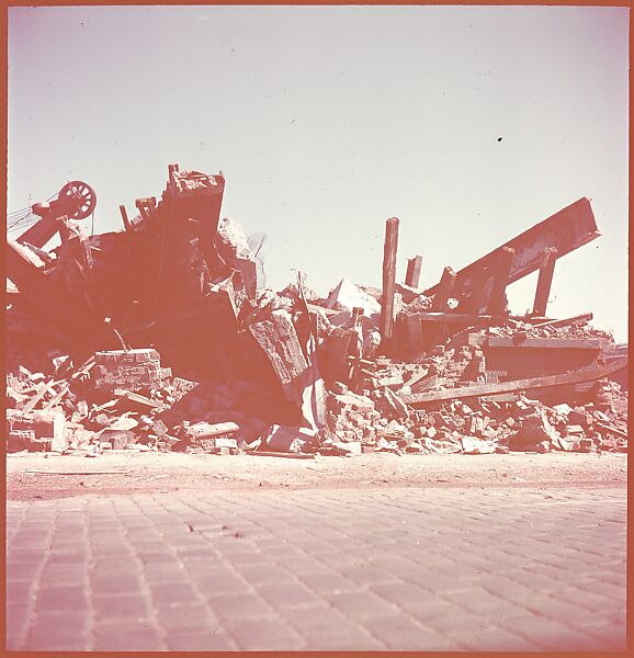 [101 Views and Details of Demolition Sites, New York City, for Fortune Article "The Wreckers"], Walker Evans (American, St. Louis, Missouri 1903–1975 New Haven, Connecticut), Color film transparency