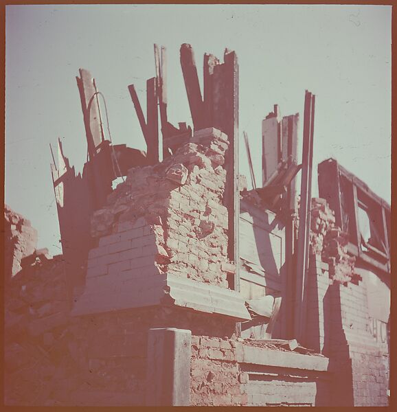 [101 Views and Details of Demolition Sites, New York City, for Fortune Article "The Wreckers"], Walker Evans (American, St. Louis, Missouri 1903–1975 New Haven, Connecticut), Color film transparency