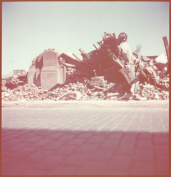[101 Views and Details of Demolition Sites, New York City, for Fortune Article "The Wreckers"], Walker Evans (American, St. Louis, Missouri 1903–1975 New Haven, Connecticut), Color film transparency