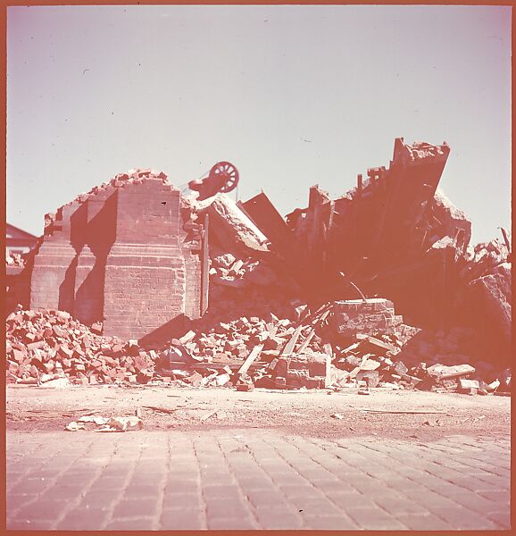 [101 Views and Details of Demolition Sites, New York City, for Fortune Article "The Wreckers"], Walker Evans (American, St. Louis, Missouri 1903–1975 New Haven, Connecticut), Color film transparency
