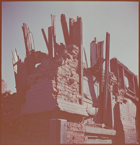 [101 Views and Details of Demolition Sites, New York City, for Fortune Article "The Wreckers"], Walker Evans (American, St. Louis, Missouri 1903–1975 New Haven, Connecticut), Color film transparency
