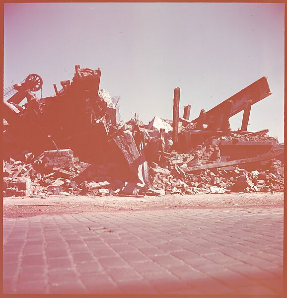 [101 Views and Details of Demolition Sites, New York City, for Fortune Article "The Wreckers"], Walker Evans (American, St. Louis, Missouri 1903–1975 New Haven, Connecticut), Color film transparency
