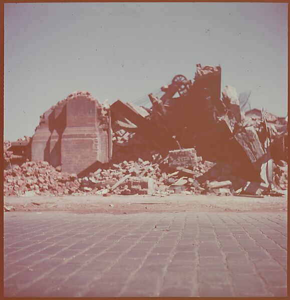 [101 Views and Details of Demolition Sites, New York City, for Fortune Article "The Wreckers"], Walker Evans (American, St. Louis, Missouri 1903–1975 New Haven, Connecticut), Color film transparency