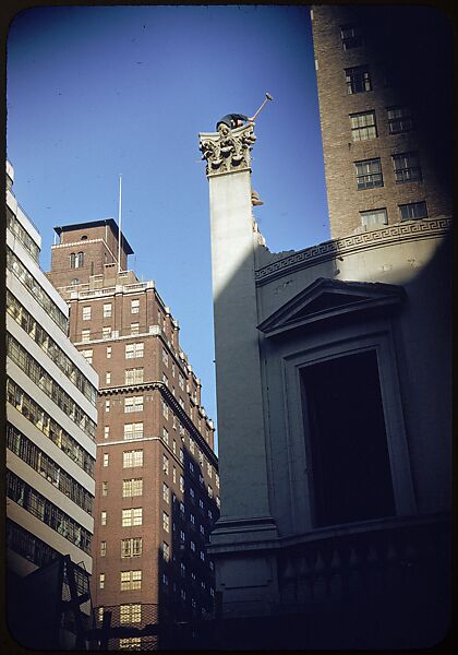 [41 Views and Details of Demolition Sites, Portraits of Wreckers, New York City, for Fortune Article "The Wreckers"], Walker Evans (American, St. Louis, Missouri 1903–1975 New Haven, Connecticut), Color film transparency