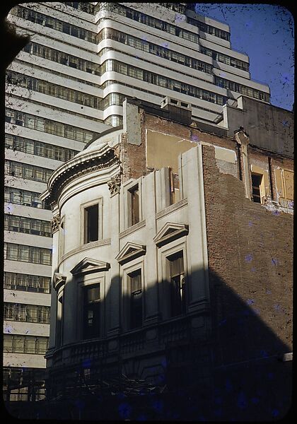 [41 Views and Details of Demolition Sites, Portraits of Wreckers, New York City, for Fortune Article "The Wreckers"], Walker Evans (American, St. Louis, Missouri 1903–1975 New Haven, Connecticut), Color film transparency