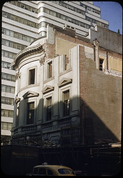 [41 Views and Details of Demolition Sites, Portraits of Wreckers, New York City, for Fortune Article "The Wreckers"], Walker Evans (American, St. Louis, Missouri 1903–1975 New Haven, Connecticut), Color film transparency
