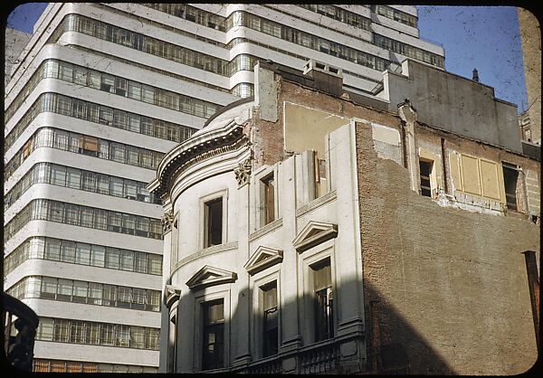 [41 Views and Details of Demolition Sites, Portraits of Wreckers, New York City, for Fortune Article "The Wreckers"], Walker Evans (American, St. Louis, Missouri 1903–1975 New Haven, Connecticut), Color film transparency