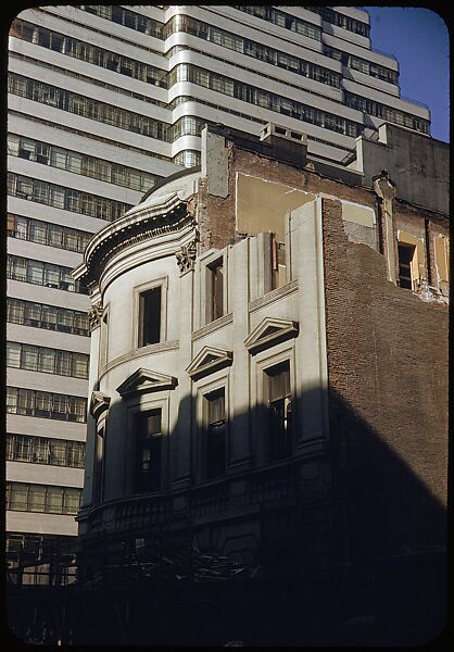 [41 Views and Details of Demolition Sites, Portraits of Wreckers, New York City, for Fortune Article "The Wreckers"], Walker Evans (American, St. Louis, Missouri 1903–1975 New Haven, Connecticut), Color film transparency