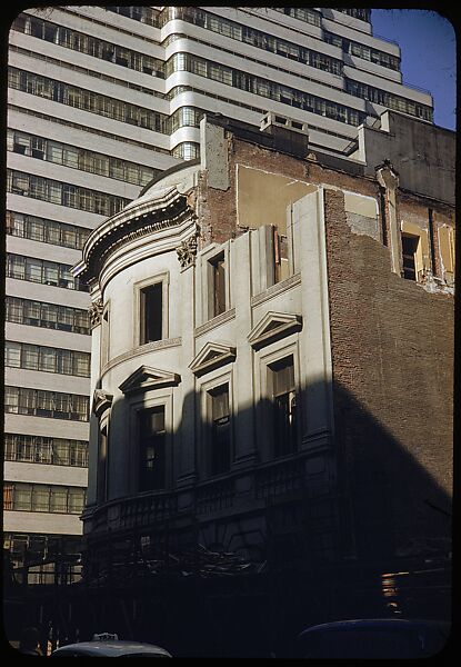 [41 Views and Details of Demolition Sites, Portraits of Wreckers, New York City, for Fortune Article "The Wreckers"], Walker Evans (American, St. Louis, Missouri 1903–1975 New Haven, Connecticut), Color film transparency