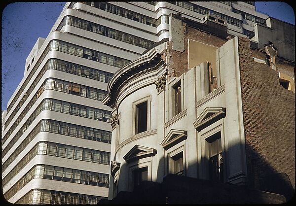 [41 Views and Details of Demolition Sites, Portraits of Wreckers, New York City, for Fortune Article "The Wreckers"], Walker Evans (American, St. Louis, Missouri 1903–1975 New Haven, Connecticut), Color film transparency