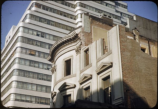 [41 Views and Details of Demolition Sites, Portraits of Wreckers, New York City, for Fortune Article "The Wreckers"], Walker Evans (American, St. Louis, Missouri 1903–1975 New Haven, Connecticut), Color film transparency