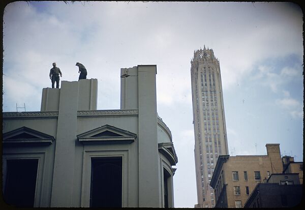 [41 Views and Details of Demolition Sites, Portraits of Wreckers, New York City, for Fortune Article "The Wreckers"], Walker Evans (American, St. Louis, Missouri 1903–1975 New Haven, Connecticut), Color film transparency