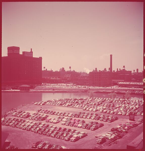 [87 River Scenes, for Fortune Article "Chicago River: The Creek That Made a City Grow"], Walker Evans (American, St. Louis, Missouri 1903–1975 New Haven, Connecticut), Color film transparency