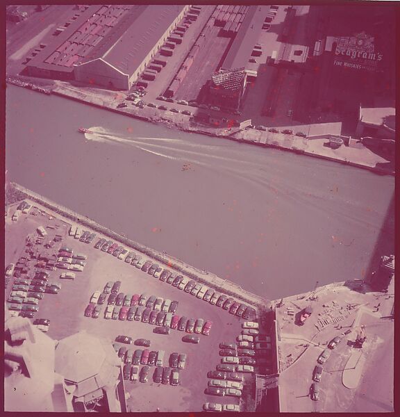 [87 River Scenes, for Fortune Article "Chicago River: The Creek That Made a City Grow"], Walker Evans (American, St. Louis, Missouri 1903–1975 New Haven, Connecticut), Color film transparency