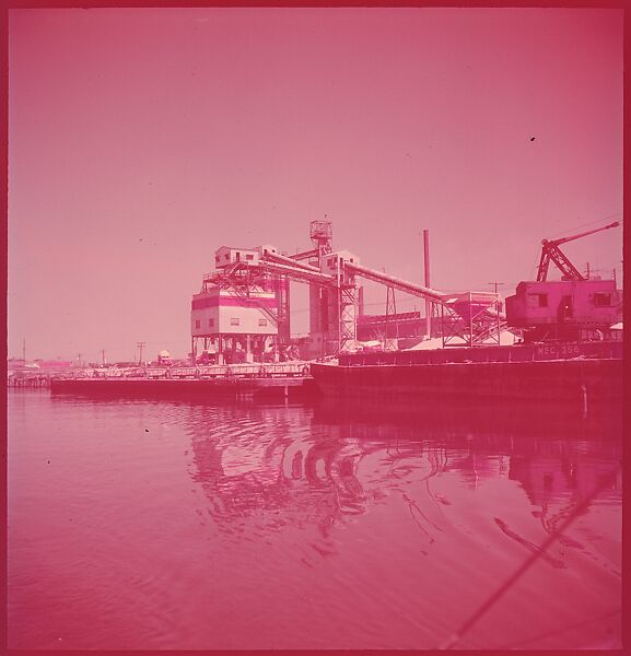 [87 River Scenes, for Fortune Article "Chicago River: The Creek That Made a City Grow"], Walker Evans (American, St. Louis, Missouri 1903–1975 New Haven, Connecticut), Color film transparency