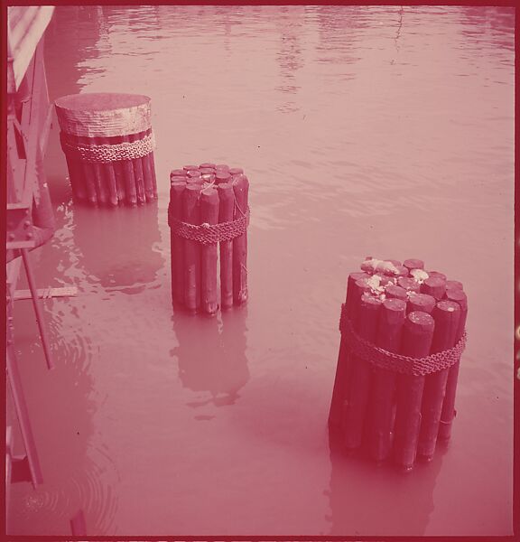 [87 River Scenes, for Fortune Article "Chicago River: The Creek That Made a City Grow"], Walker Evans (American, St. Louis, Missouri 1903–1975 New Haven, Connecticut), Color film transparency