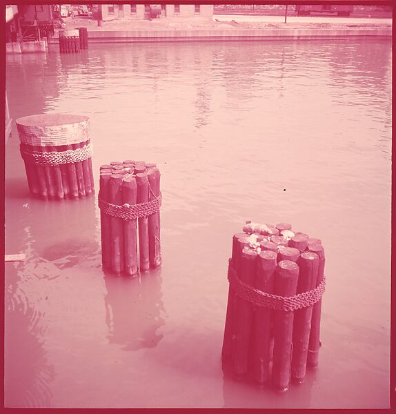[87 River Scenes, for Fortune Article "Chicago River: The Creek That Made a City Grow"], Walker Evans (American, St. Louis, Missouri 1903–1975 New Haven, Connecticut), Color film transparency