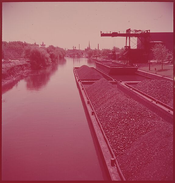 [87 River Scenes, for Fortune Article "Chicago River: The Creek That Made a City Grow"], Walker Evans (American, St. Louis, Missouri 1903–1975 New Haven, Connecticut), Color film transparency