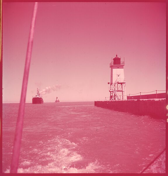 [87 River Scenes, for Fortune Article "Chicago River: The Creek That Made a City Grow"], Walker Evans (American, St. Louis, Missouri 1903–1975 New Haven, Connecticut), Color film transparency