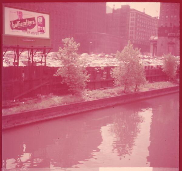 [87 River Scenes, for Fortune Article "Chicago River: The Creek That Made a City Grow"], Walker Evans (American, St. Louis, Missouri 1903–1975 New Haven, Connecticut), Color film transparency