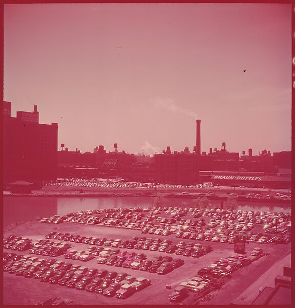 [87 River Scenes, for Fortune Article "Chicago River: The Creek That Made a City Grow"], Walker Evans (American, St. Louis, Missouri 1903–1975 New Haven, Connecticut), Color film transparency