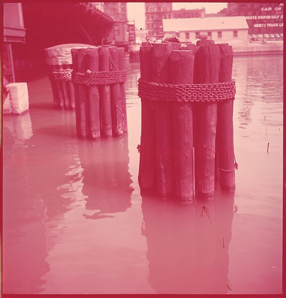 [87 River Scenes, for Fortune Article "Chicago River: The Creek That Made a City Grow"], Walker Evans (American, St. Louis, Missouri 1903–1975 New Haven, Connecticut), Color film transparency