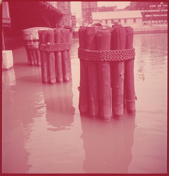 [87 River Scenes, for Fortune Article "Chicago River: The Creek That Made a City Grow"], Walker Evans (American, St. Louis, Missouri 1903–1975 New Haven, Connecticut), Color film transparency