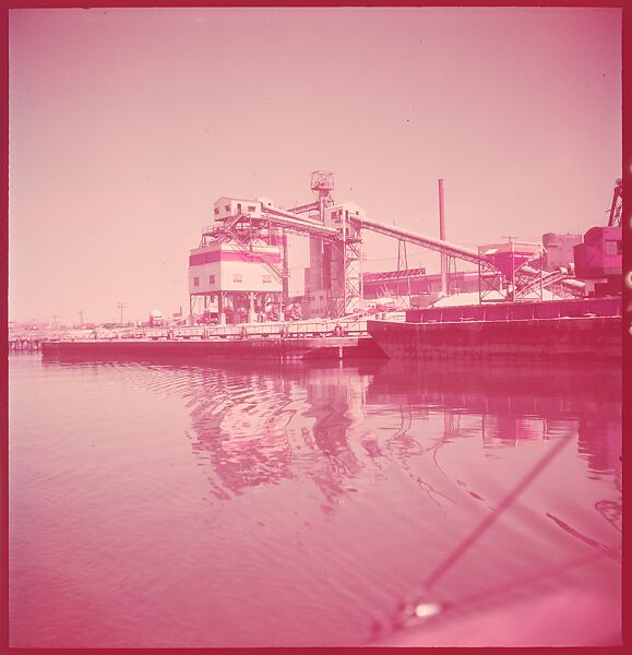 [87 River Scenes, for Fortune Article "Chicago River: The Creek That Made a City Grow"], Walker Evans (American, St. Louis, Missouri 1903–1975 New Haven, Connecticut), Color film transparency