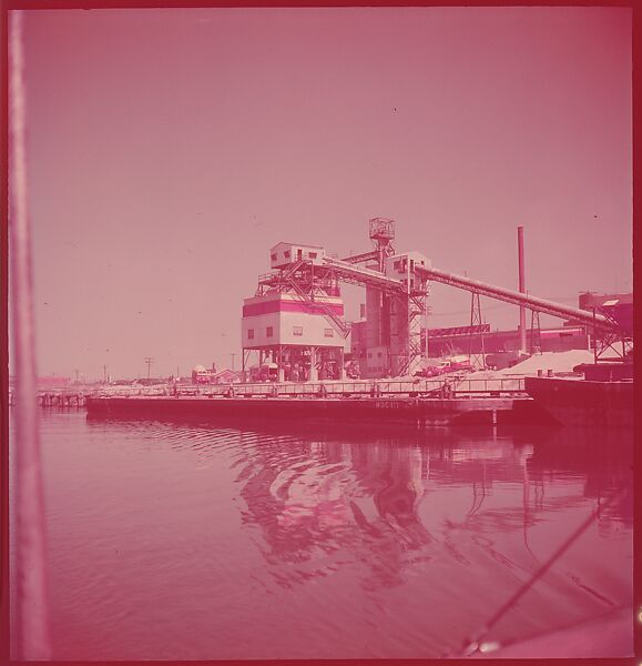 [87 River Scenes, for Fortune Article "Chicago River: The Creek That Made a City Grow"], Walker Evans (American, St. Louis, Missouri 1903–1975 New Haven, Connecticut), Color film transparency