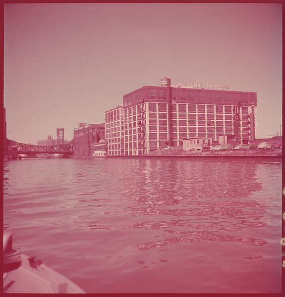 [87 River Scenes, for Fortune Article "Chicago River: The Creek That Made a City Grow"], Walker Evans (American, St. Louis, Missouri 1903–1975 New Haven, Connecticut), Color film transparency