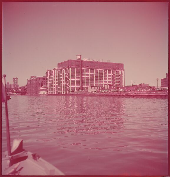 [87 River Scenes, for Fortune Article "Chicago River: The Creek That Made a City Grow"], Walker Evans (American, St. Louis, Missouri 1903–1975 New Haven, Connecticut), Color film transparency