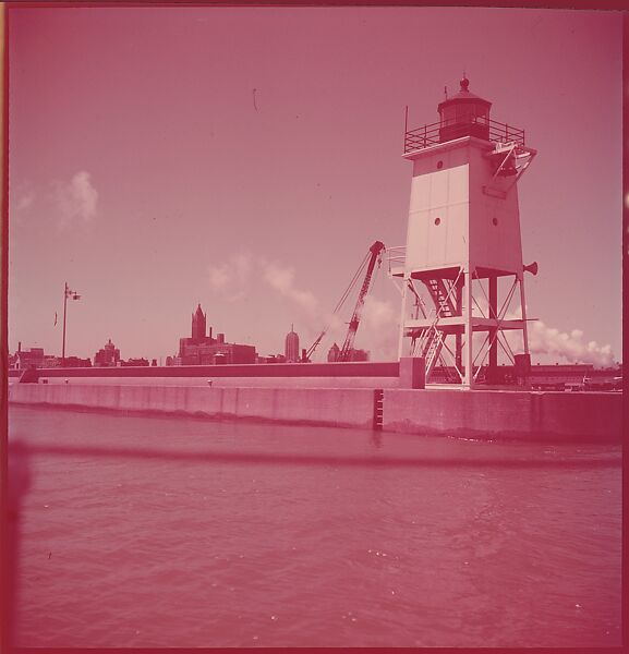[87 River Scenes, for Fortune Article "Chicago River: The Creek That Made a City Grow"], Walker Evans (American, St. Louis, Missouri 1903–1975 New Haven, Connecticut), Color film transparency
