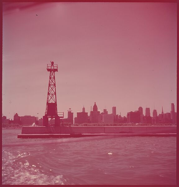 [87 River Scenes, for Fortune Article "Chicago River: The Creek That Made a City Grow"], Walker Evans (American, St. Louis, Missouri 1903–1975 New Haven, Connecticut), Color film transparency