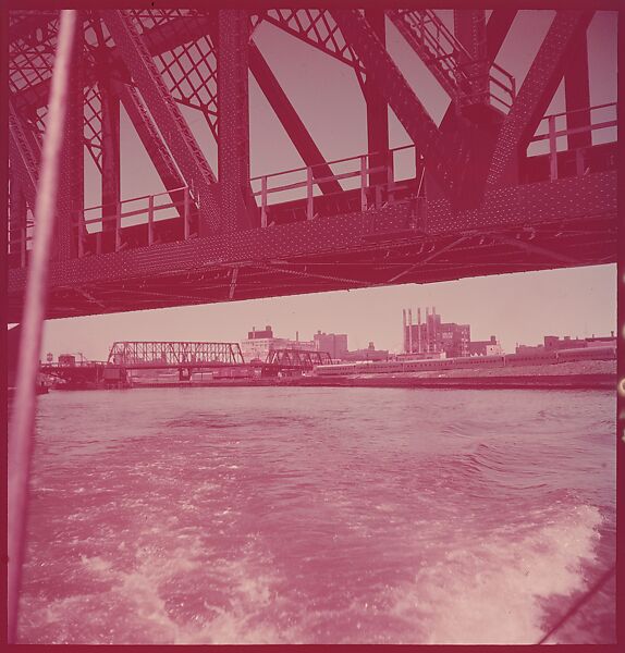 [87 River Scenes, for Fortune Article "Chicago River: The Creek That Made a City Grow"], Walker Evans (American, St. Louis, Missouri 1903–1975 New Haven, Connecticut), Color film transparency