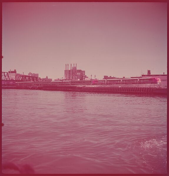 [87 River Scenes, for Fortune Article "Chicago River: The Creek That Made a City Grow"], Walker Evans (American, St. Louis, Missouri 1903–1975 New Haven, Connecticut), Color film transparency