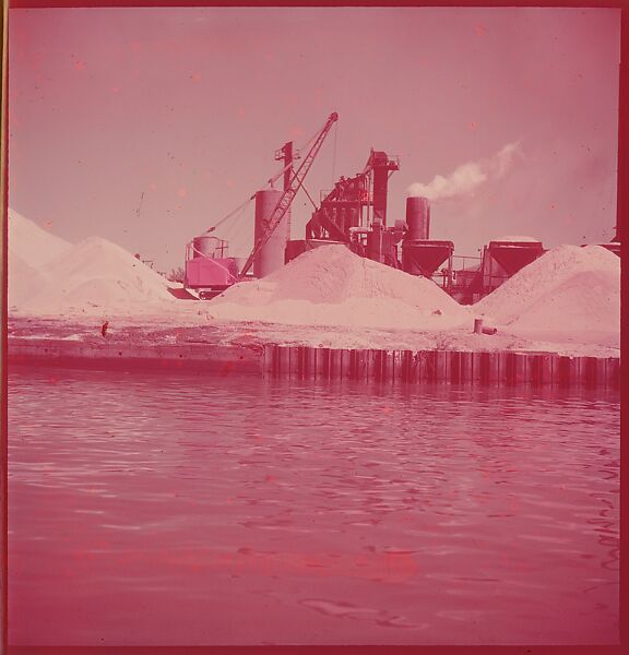 [87 River Scenes, for Fortune Article "Chicago River: The Creek That Made a City Grow"], Walker Evans (American, St. Louis, Missouri 1903–1975 New Haven, Connecticut), Color film transparency