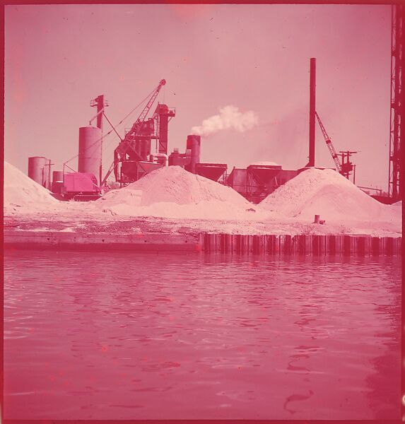 [87 River Scenes, for Fortune Article "Chicago River: The Creek That Made a City Grow"], Walker Evans (American, St. Louis, Missouri 1903–1975 New Haven, Connecticut), Color film transparency