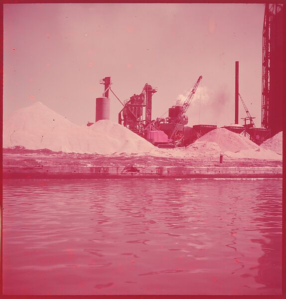 [87 River Scenes, for Fortune Article "Chicago River: The Creek That Made a City Grow"], Walker Evans (American, St. Louis, Missouri 1903–1975 New Haven, Connecticut), Color film transparency