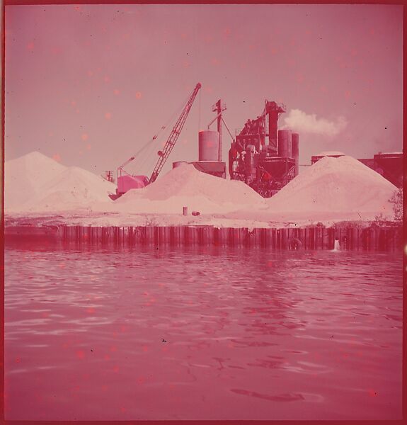 [87 River Scenes, for Fortune Article "Chicago River: The Creek That Made a City Grow"], Walker Evans (American, St. Louis, Missouri 1903–1975 New Haven, Connecticut), Color film transparency