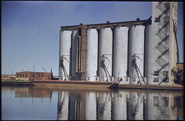 [74 River Scenes, for Fortune Article "Chicago River: The Creek That Made a City Grow"], Walker Evans (American, St. Louis, Missouri 1903–1975 New Haven, Connecticut), Color film transparency