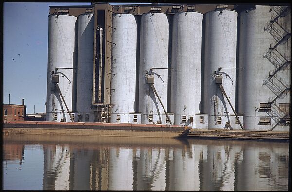 [74 River Scenes, for Fortune Article "Chicago River: The Creek That Made a City Grow"], Walker Evans (American, St. Louis, Missouri 1903–1975 New Haven, Connecticut), Color film transparency