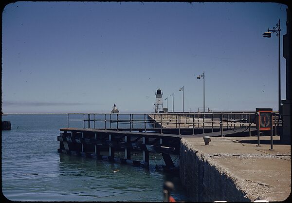 [74 River Scenes, for Fortune Article "Chicago River: The Creek That Made a City Grow"], Walker Evans (American, St. Louis, Missouri 1903–1975 New Haven, Connecticut), Color film transparency