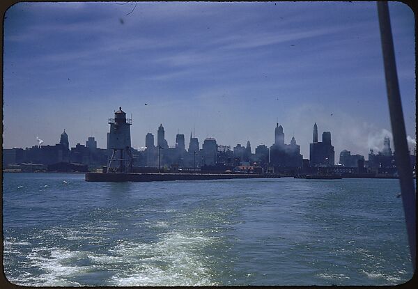 [74 River Scenes, for Fortune Article "Chicago River: The Creek That Made a City Grow"], Walker Evans (American, St. Louis, Missouri 1903–1975 New Haven, Connecticut), Color film transparency