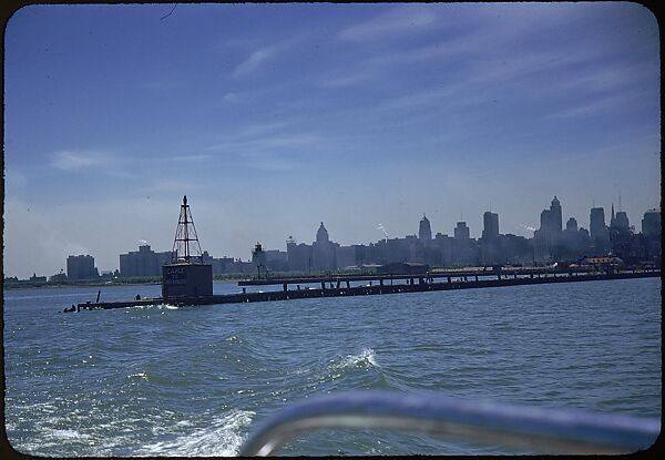 [74 River Scenes, for Fortune Article "Chicago River: The Creek That Made a City Grow"], Walker Evans (American, St. Louis, Missouri 1903–1975 New Haven, Connecticut), Color film transparency