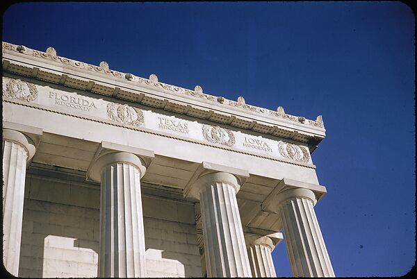 [76 Views of Washington, D.C., for Fortune Article "Imperial Washington"], Walker Evans (American, St. Louis, Missouri 1903–1975 New Haven, Connecticut), Color film transparency