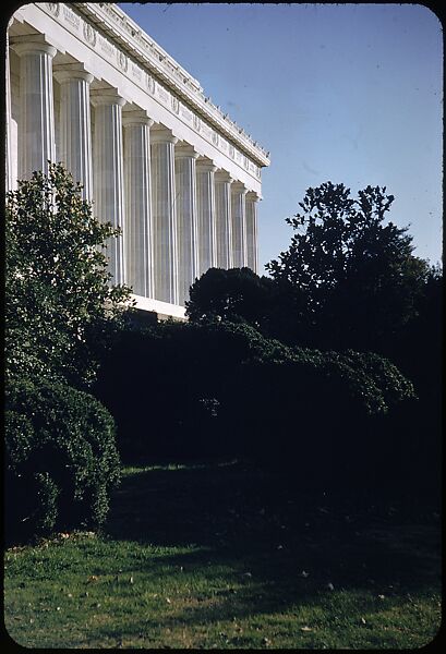 [76 Views of Washington, D.C., for Fortune Article "Imperial Washington"], Walker Evans (American, St. Louis, Missouri 1903–1975 New Haven, Connecticut), Color film transparency