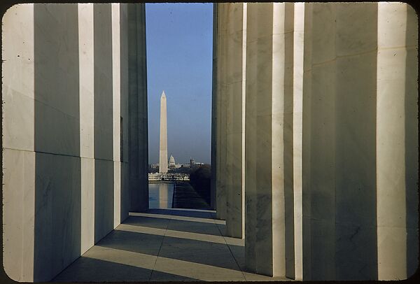 [76 Views of Washington, D.C., for Fortune Article "Imperial Washington"], Walker Evans (American, St. Louis, Missouri 1903–1975 New Haven, Connecticut), Color film transparency