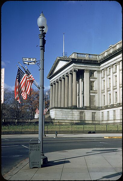 [76 Views of Washington, D.C., for Fortune Article "Imperial Washington"], Walker Evans (American, St. Louis, Missouri 1903–1975 New Haven, Connecticut), Color film transparency