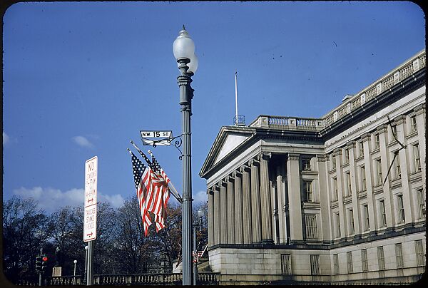 [76 Views of Washington, D.C., for Fortune Article "Imperial Washington"], Walker Evans (American, St. Louis, Missouri 1903–1975 New Haven, Connecticut), Color film transparency